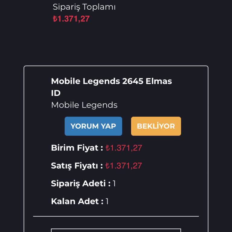 Mobil Legends Elmas Alımında Uzun Süreli Bekleme Sorunu