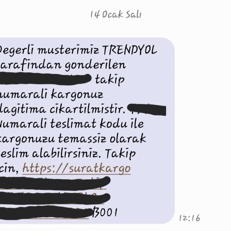 Sürat Kargo, Kargom Dağıtıma Çıkıp Teslim Edilmedi