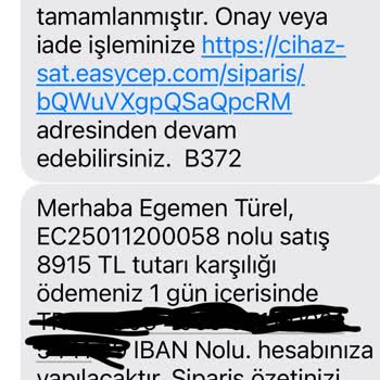 EasyCep Ödeme Gecikmesi Ve Müşteri Hizmetleri Sorunu