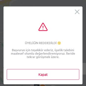 Ehliyet Yükleme Sorunu Ve Üyelik İptali