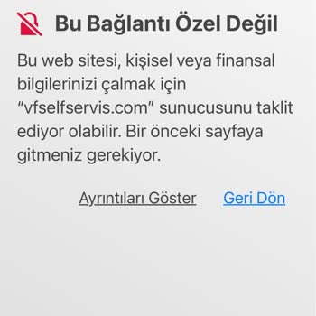 Vodafone'dan Gelen Şüpheli Mesajlar Ve Müşteri Hizmetleri Sorunu