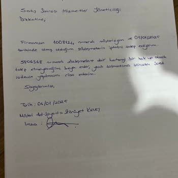 Ücret İadesi Mağduriyeti