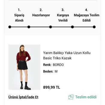 Koton'dan Alınan Ürün Kayboldu, Çözüm Yok