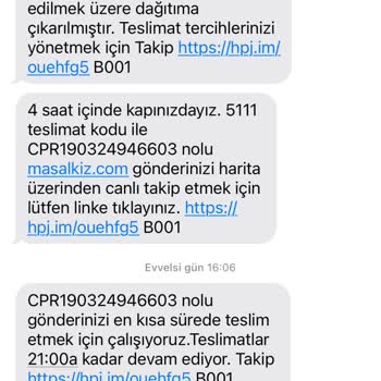 Teslimat Sorunu Ve İletişimsizlik Mağduriyeti