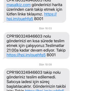 Teslimat Sorunu Ve İletişimsizlik Mağduriyeti