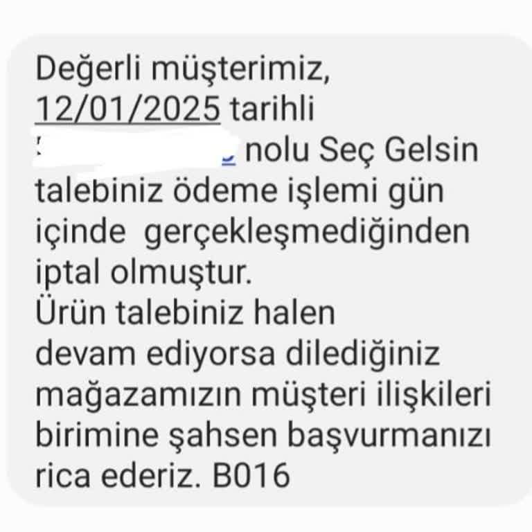 Boyner'de Ayakkabı Değişiminde Ödeme Sorunu