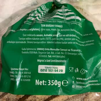 Migros'tan Aldığım Ekmek Zehirlenme Tehlikesi Yarattı