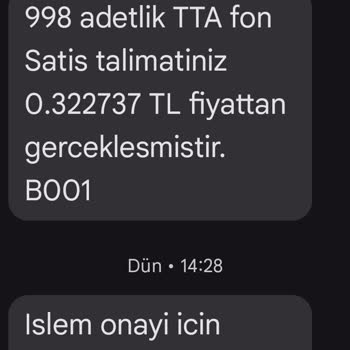 Yatırım Fonlarım Bilgim Dışında Satıldı