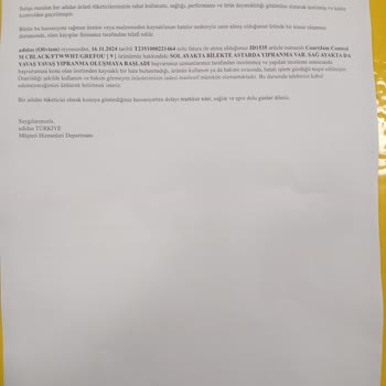 Adidas Ayakkabıda 15 Gün İçinde Yıpranma Sorunu