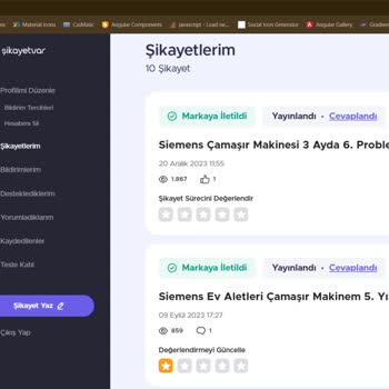 Siemens Çamaşır Makinesi: Sürekli Sorunlar Ve Çözüm Bulunamayan Şikayetler