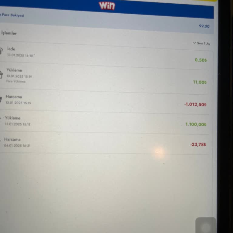 Cepte Şok Uygulamasında Win Para Sorunu