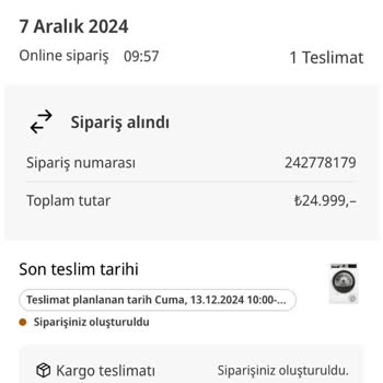 Media Markt Kurutma Makinesi Teslimat Sorunu
