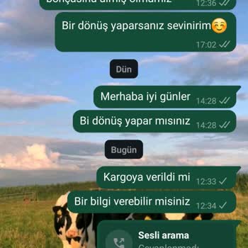 Geciken Kargo Ve İletişimsizlik Sorunu