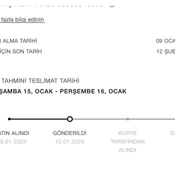 Sipariş Gecikmesi Ve İletişim Sorunu