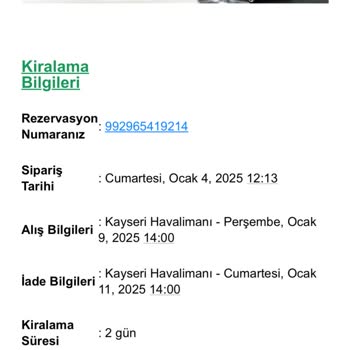 Araç Kiralama Ücret İadesinde Gecikme Şikayeti