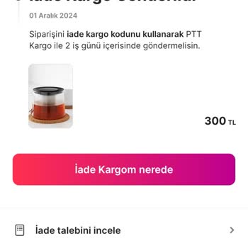 Hasarlı Ürün Ve Eksik Para İadesi