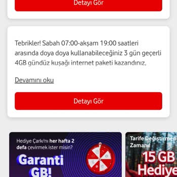 Vodafone Yanımda Premium: 10GB Garantisini Karşılamıyor!