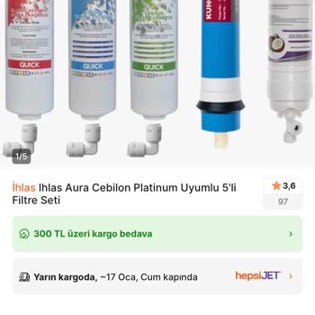 Yanıltıcı Filtre Satışıyla Maddi Kayıp