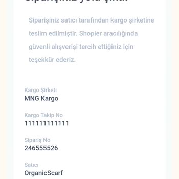 Siparişim Hakkında Belirsizlik Ve İade Talebi