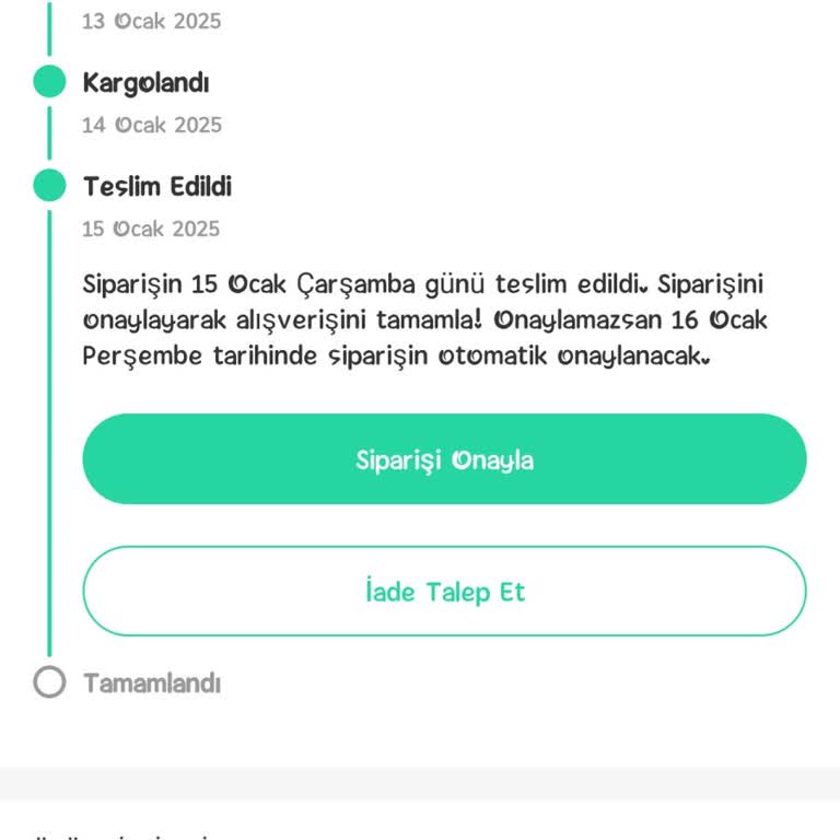 Yanlış Adrese Teslimat Ve İlgisiz Kargo Personeli