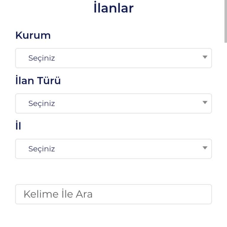 Başvuru Sonuçlarını Takip Edememe Sorunu