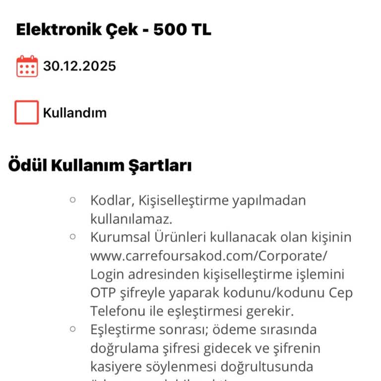 Qumpara Uygulamasında Geciken Prim Kuponu Ve İletişim Sorunu