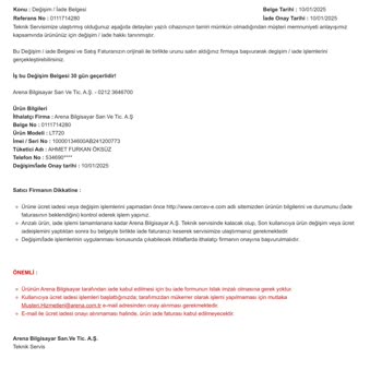 Arızalı Ürün Ve Geciken İade Süreci Mağduriyeti