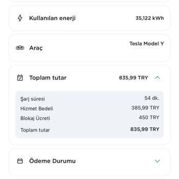 Şarj İstasyonunda Yaşanan Sorun