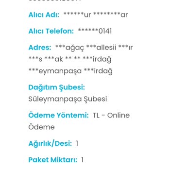 Kargo Teslimatında Yaşanan Gecikme Ve İletişim Eksikliği