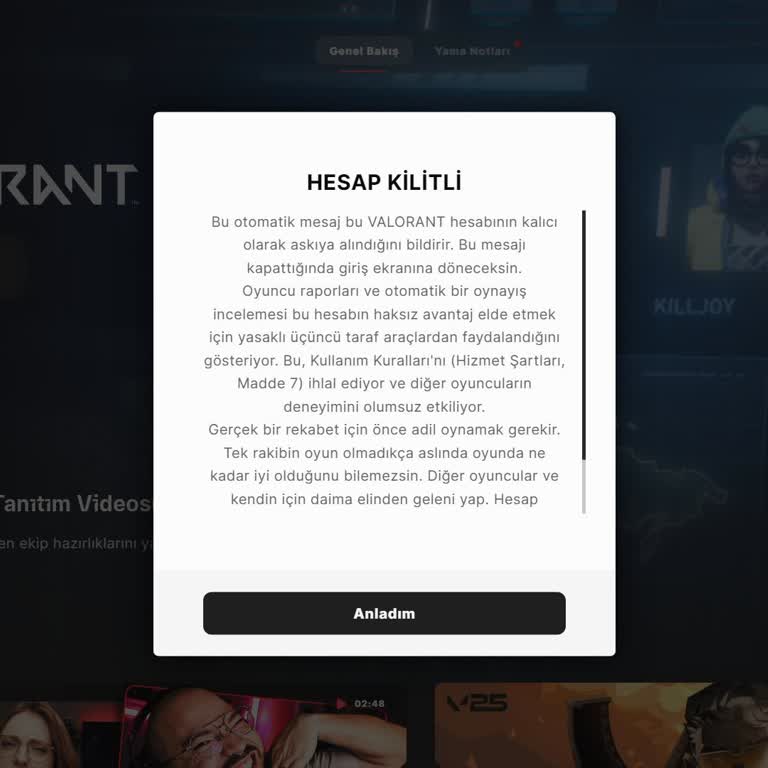 Valorant Haksız Ban Ve Cevapsız Ticket Sorunu!