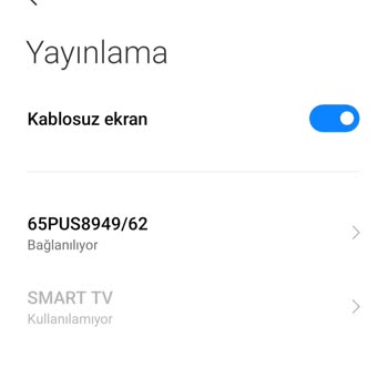 Philips TV Ekran Yansıtma Ve Görüntü Takılma Sorunu