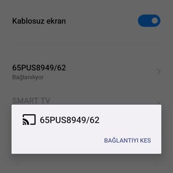 Philips TV Ekran Yansıtma Ve Görüntü Takılma Sorunu