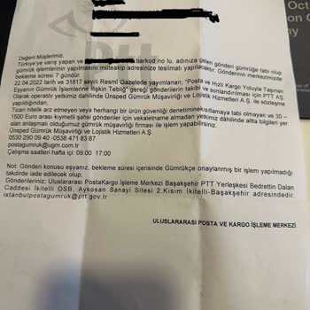 Faturasız Gönderim Ve İade Sorunu