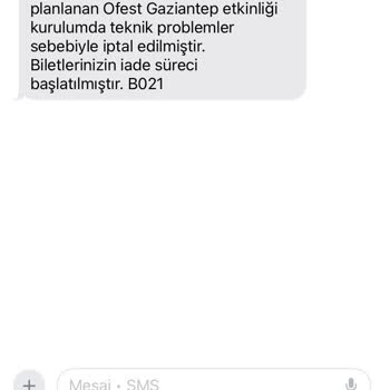 Milyonbilet'in İptal Edilen Konser İçin İade Sorunu