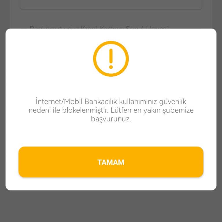 VakıfBank Mobil Erişim Engeli Ve Yurt Dışında Bloke Sorunu