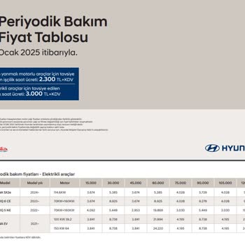Hyundai İoniq 6 Bakım Ücretlerindeki Fahiş Artış