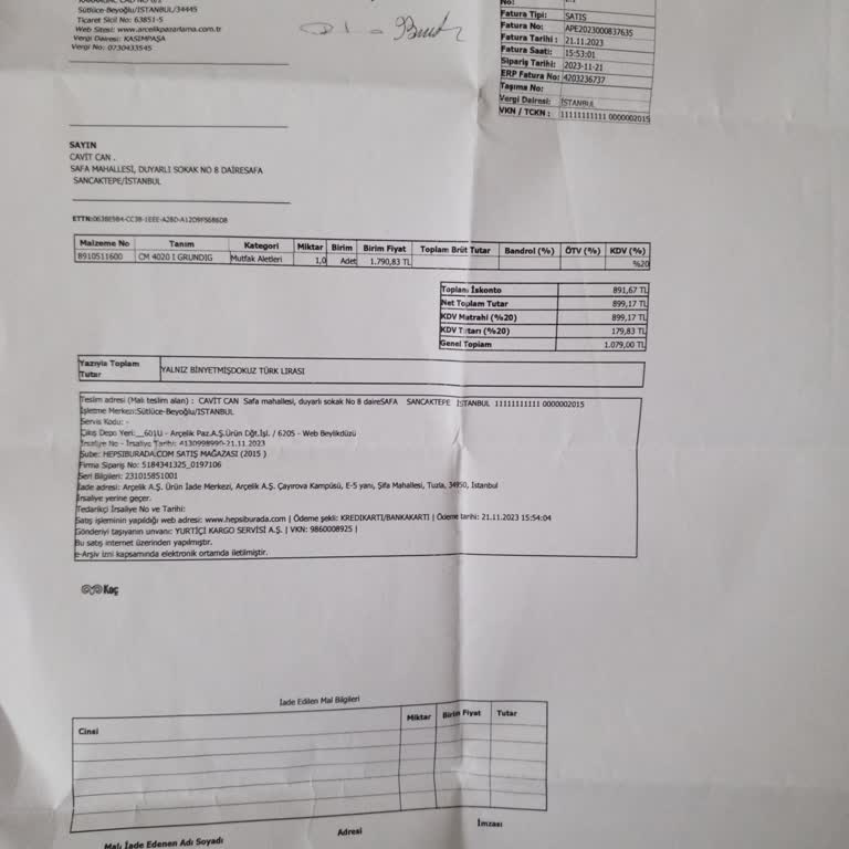 Grundig Çay Makinesi Ve Arçelik Servisinden Yaşanan Sorunlar