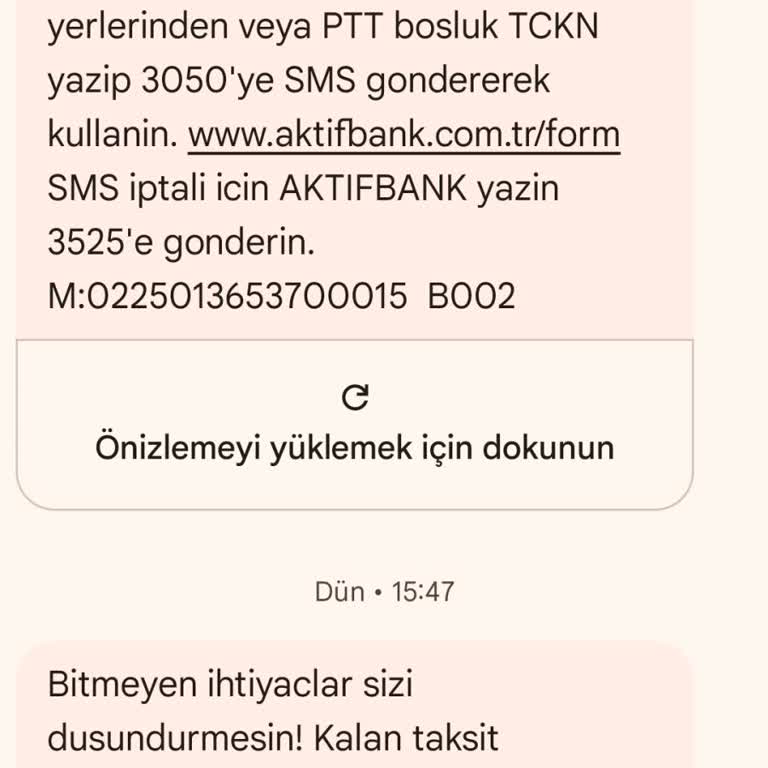 Aktif Bank'ın Kredi Limiti Karmaşası