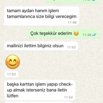 İade Edilmeyen Check-Up Ücreti Mağduriyeti