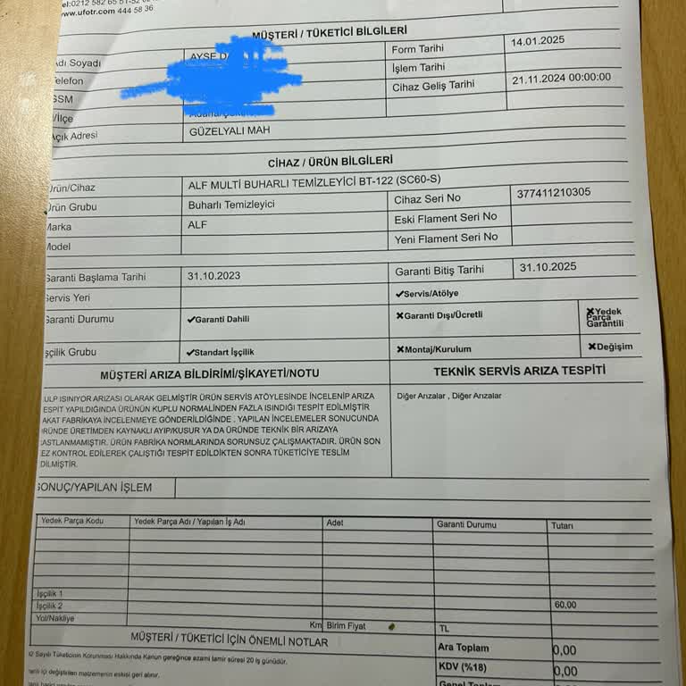 Buhar Makinesi Kabusu: Isınan Tutma Kolu Ve İlgisiz Servis