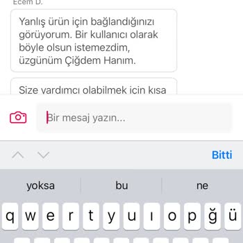 Yanlış Ürün Gönderimi Ve Yetersiz Müşteri Hizmeti