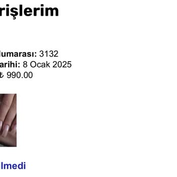 Sipariş Gecikmesi Ve İletişim Sorunları