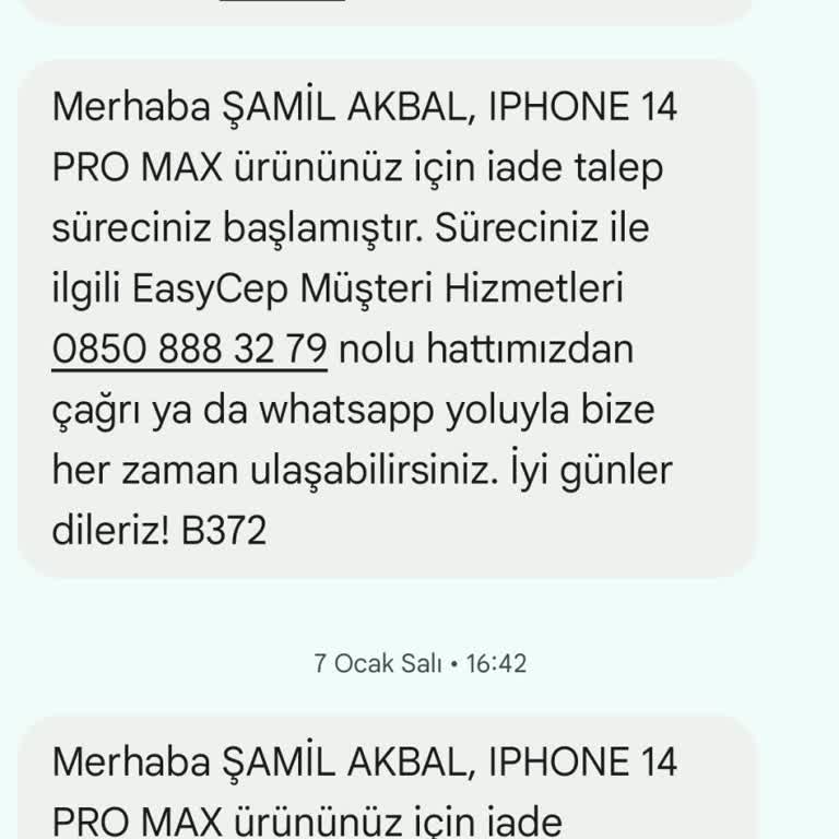 İade Sürecindeki Tutarsızlık