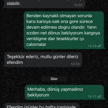 İletişim Ve İade Sorunları