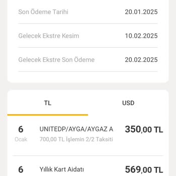 Haksız Kart Aidatı Kesintisi
