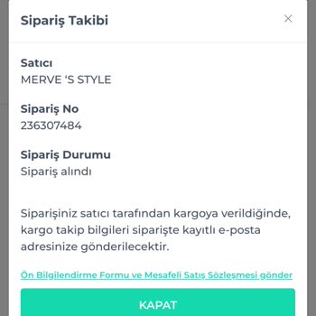 Merve's Style Sipariş Ettiğim Ürün 11 Gündür Bana Teslim Edilmedi!