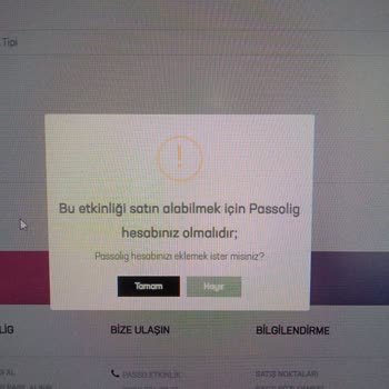 Passo Hesap Sorunu: Bilet Alımında Yaşanan Çıkmaz