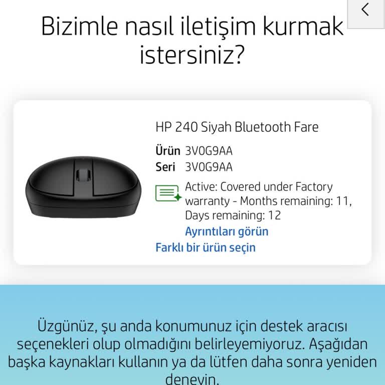 HP Bluetooth Fare Arızası Ve İletişim Sorunları