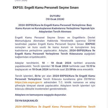 ÖSYM E-kpss Tercih Süreçlerinin Gecikmesi Adayları Mağdur Ediyor