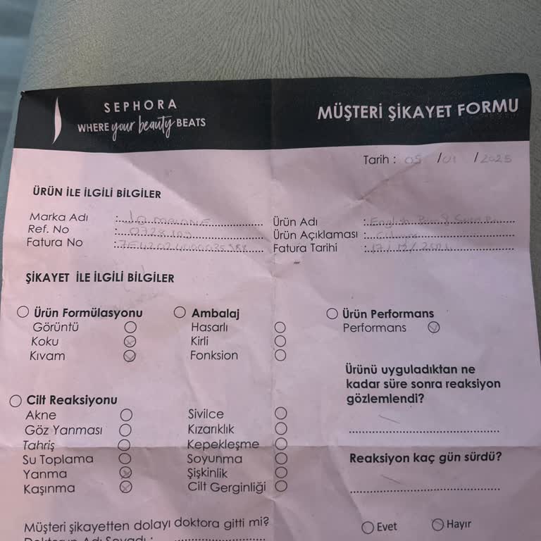 Sephora'dan Aldığım Parfüm Bozuk Çıktı!